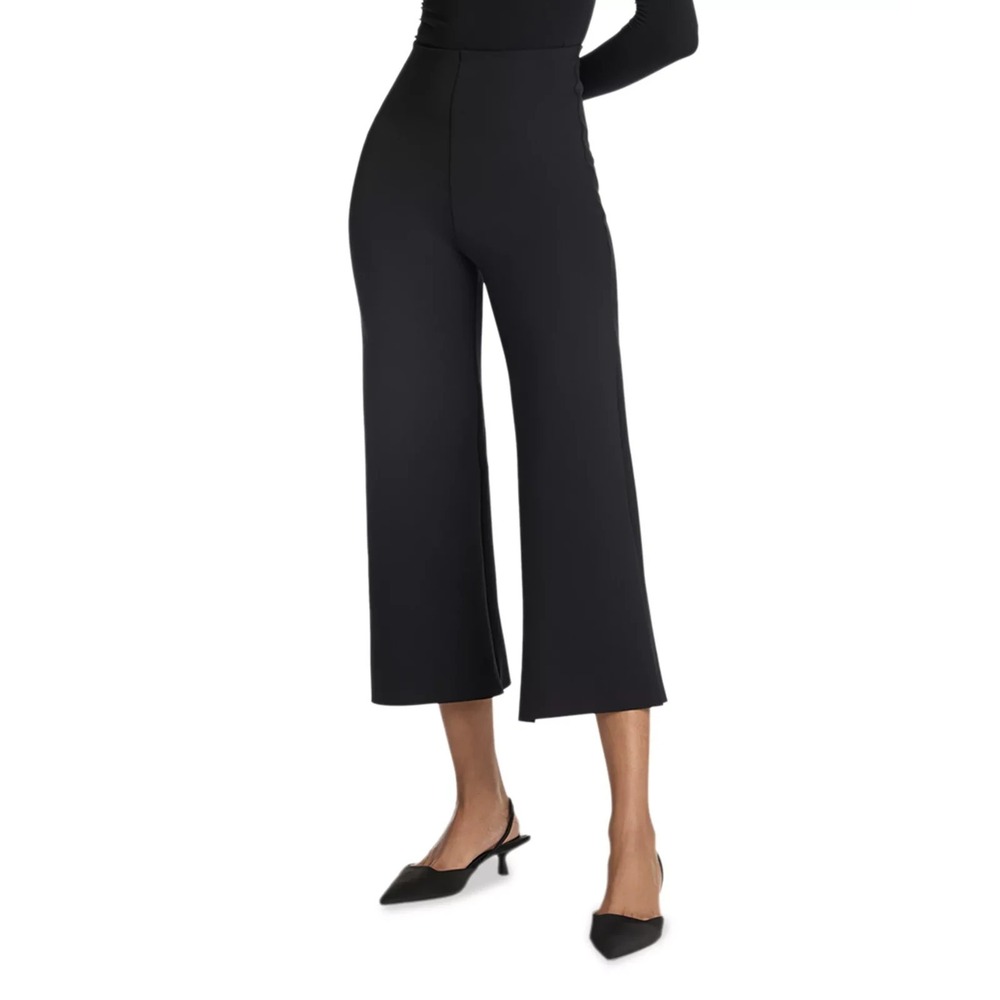 Commando Cropped Wide Leg Pants Black Size Small NEW $188